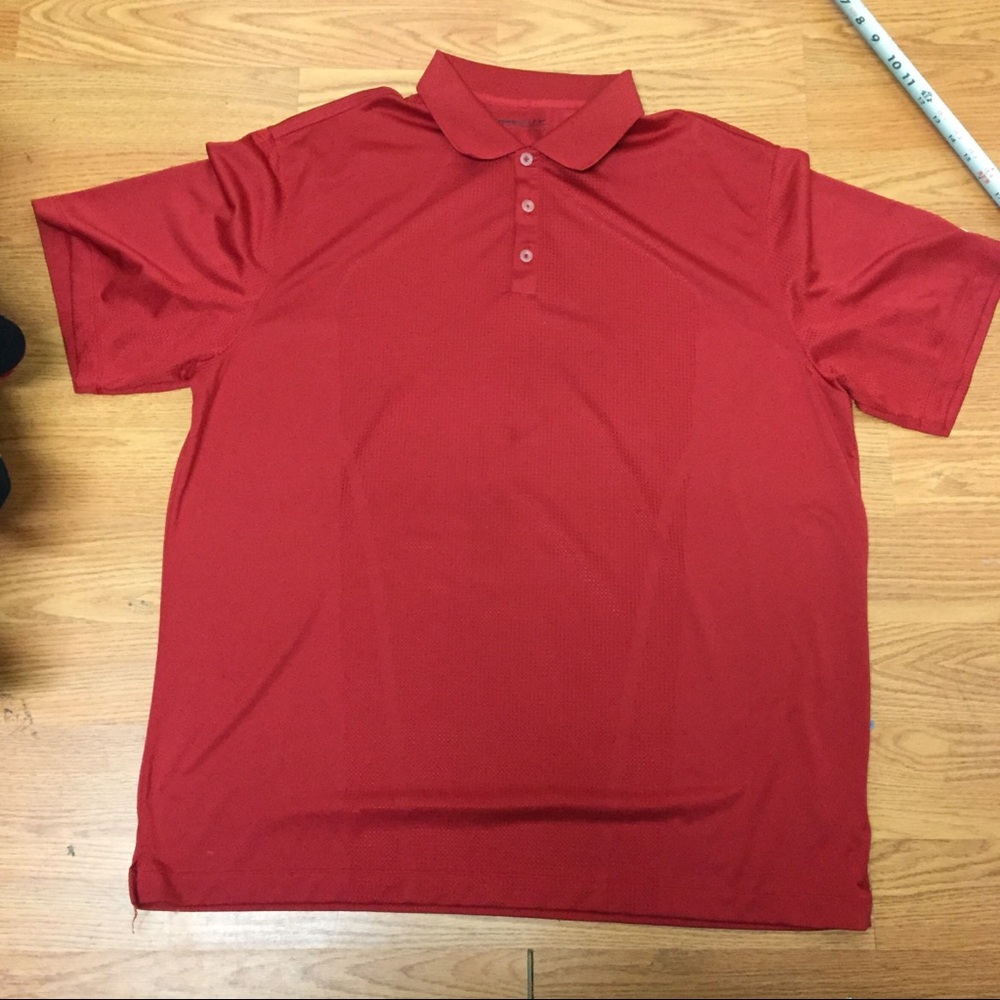 Nike polo shirt burgundy red size xl dri fit